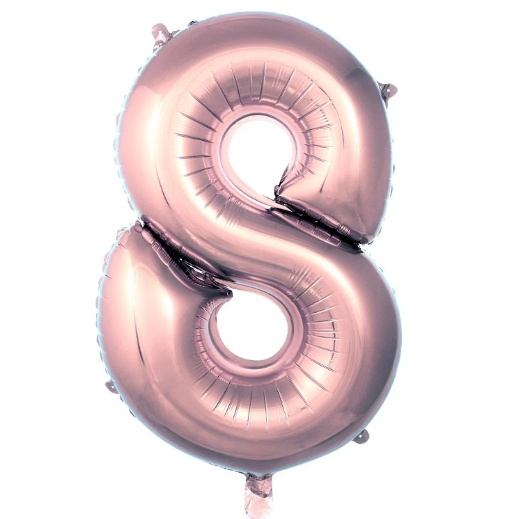 Folyo Balon Rose Gold 8 40 İnç 100 Cm